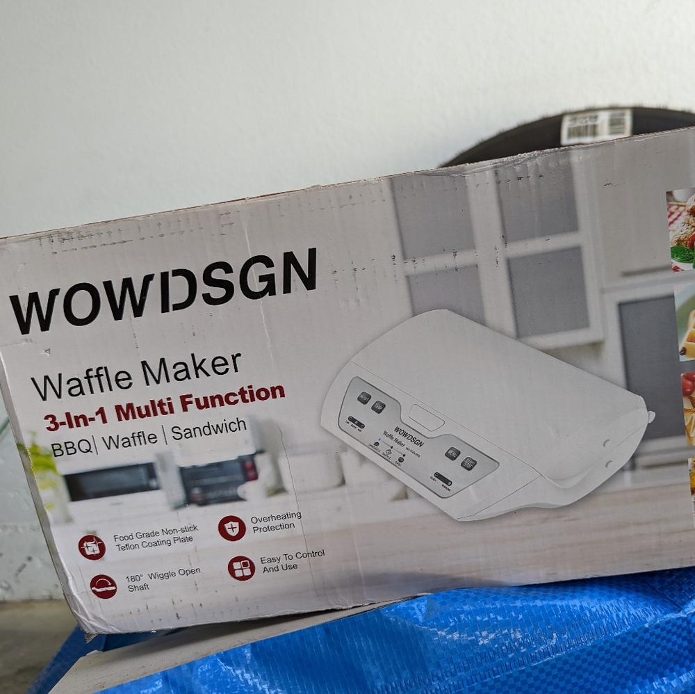 3 in 1 waffle maker